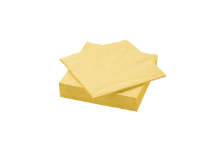 מפיות נייר איכותיות 33*33 ס"מ 50 יח' - צהוב בהיר
